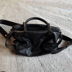 Black Leather Men's Bag